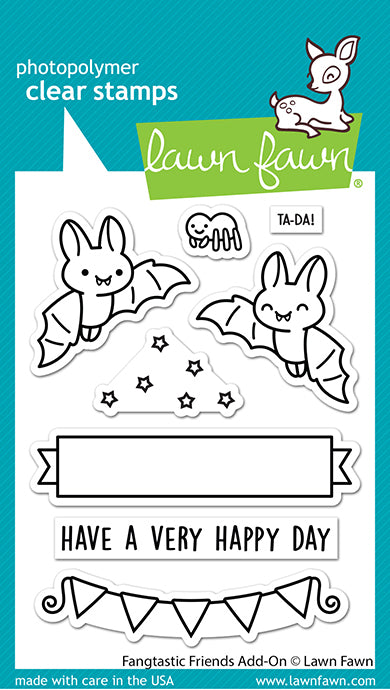 Lawn Fawn LF2939 Fangtastic Friends Add-On