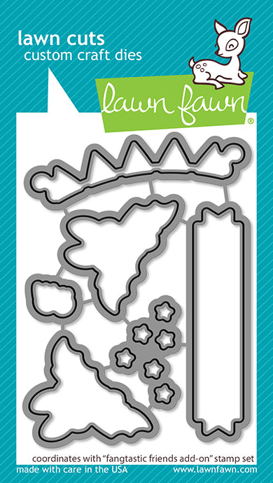 Lawn Fawn LF2940 Fangtastic Friends Add-On - Lawn Cuts