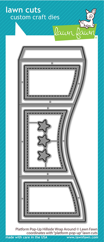 Lawn Fawn LF2956 Platform Pop-Up Hillside Wrap Around