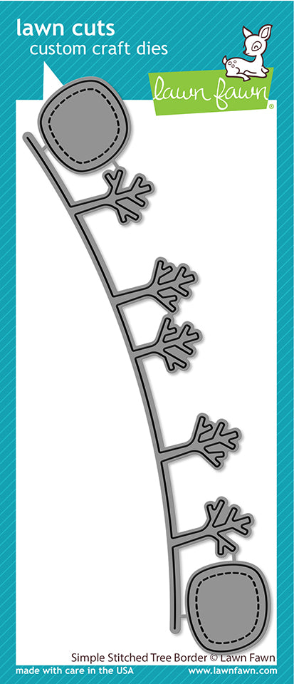 Lawn Fawn LF2963 Simple Stitched Tree Border