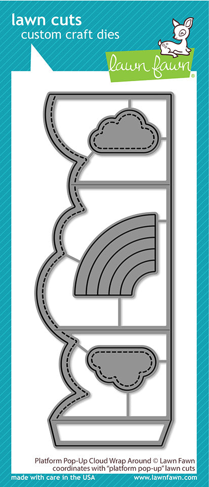 Lawn Fawn LF3091 Platform Pop Up Cloud Wrap Around - Spring 2023 release