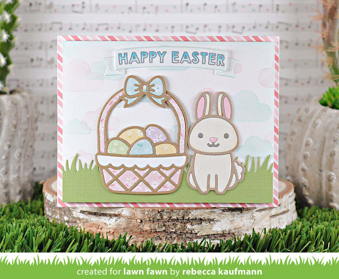 Lawn Fawn LF3101 Eggcellent Easter Basket - Spring 2023 release