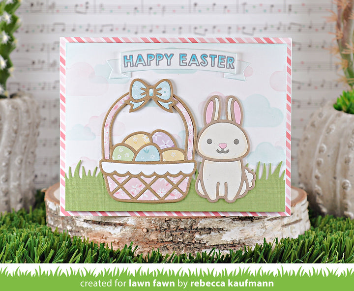 Lawn Fawn LF3101 Eggcellent Easter Basket - Spring 2023 release