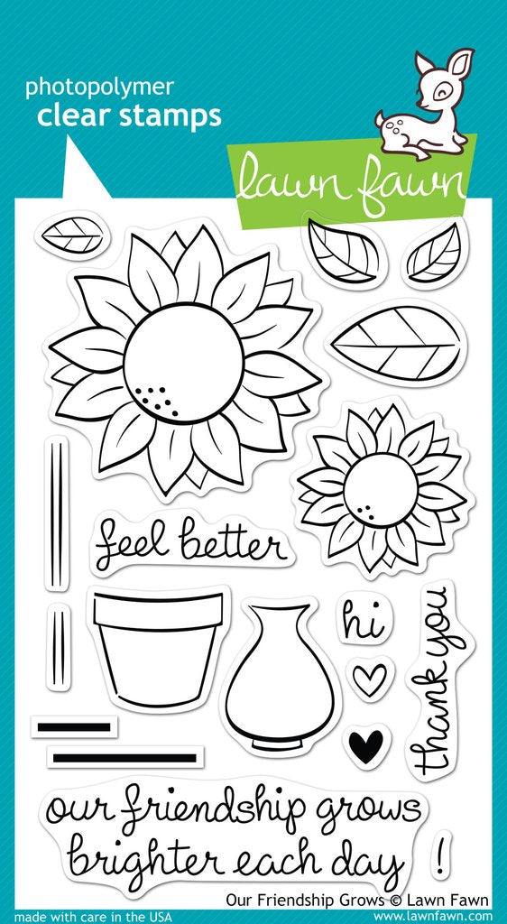 LF556 Our Friendship Grows Stamps