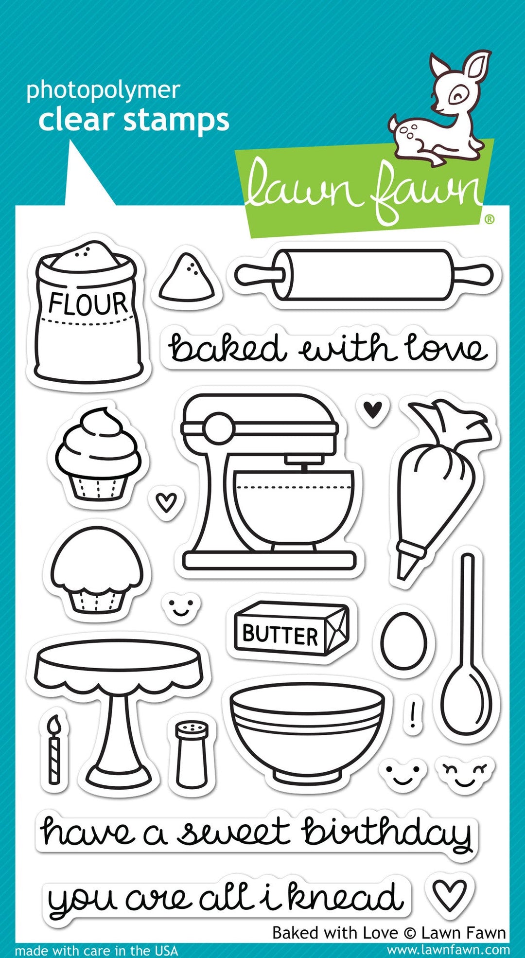 LF0805 - Baked With Love -Stamp Set