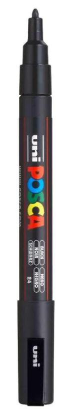 Posca Paint Pen PC-3M Fine Black