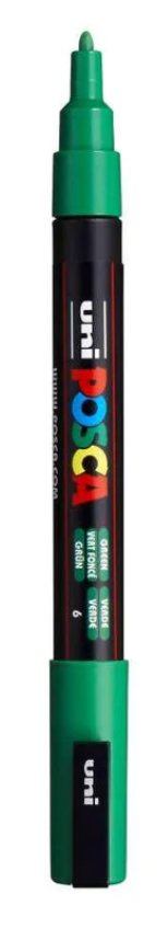 Posca Paint Pen PC-3M Fine Green