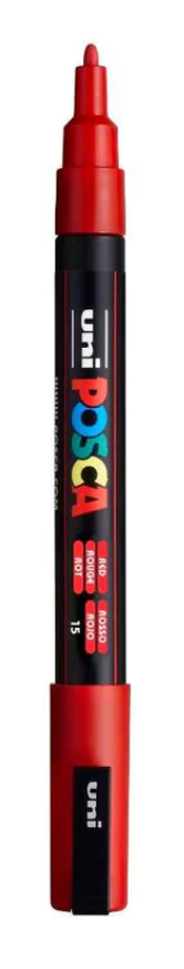 Posca Paint Pen PC-3M Fine Red