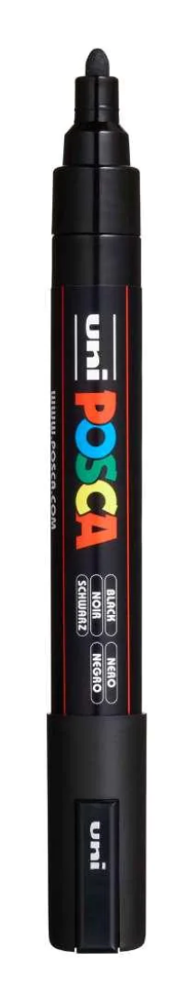 Posca Paint Pen PC-5M Medium Black