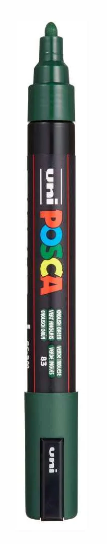 Posca Paint Pen PC-5M Medium English Green