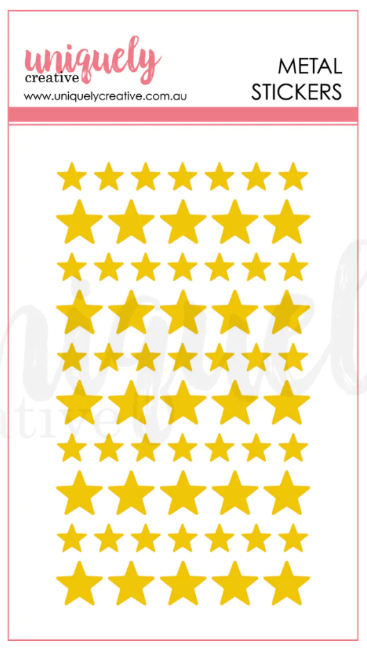 UCE1922 Metal Stickers - Gold Stars