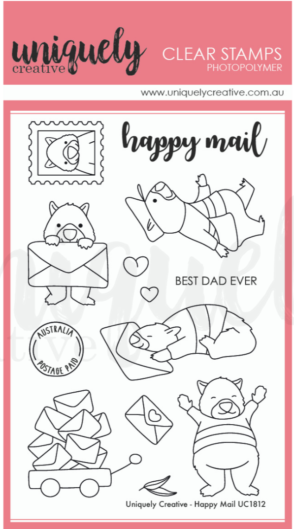 UC1812 Happy Mail Stamp Set
