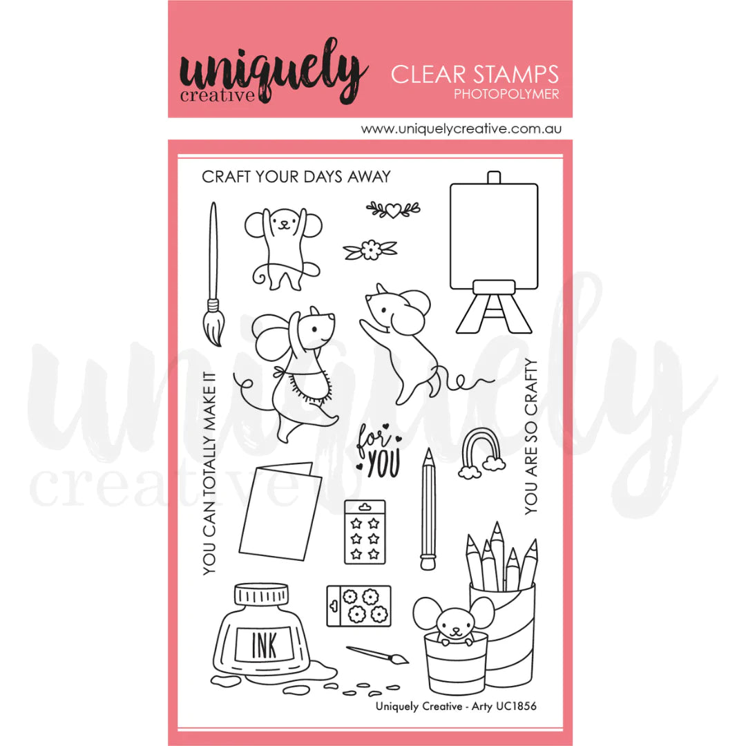 Uniquely Creative - Arty Stamp Set