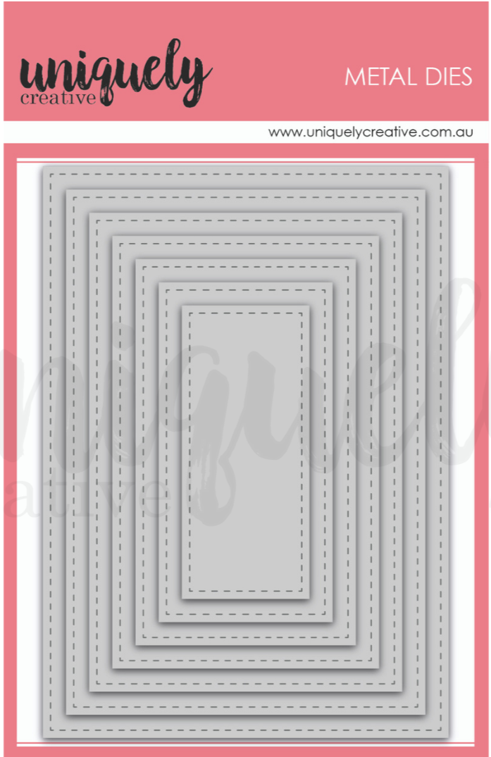 UCD1974 Stitched Nesting Rectangle Die
