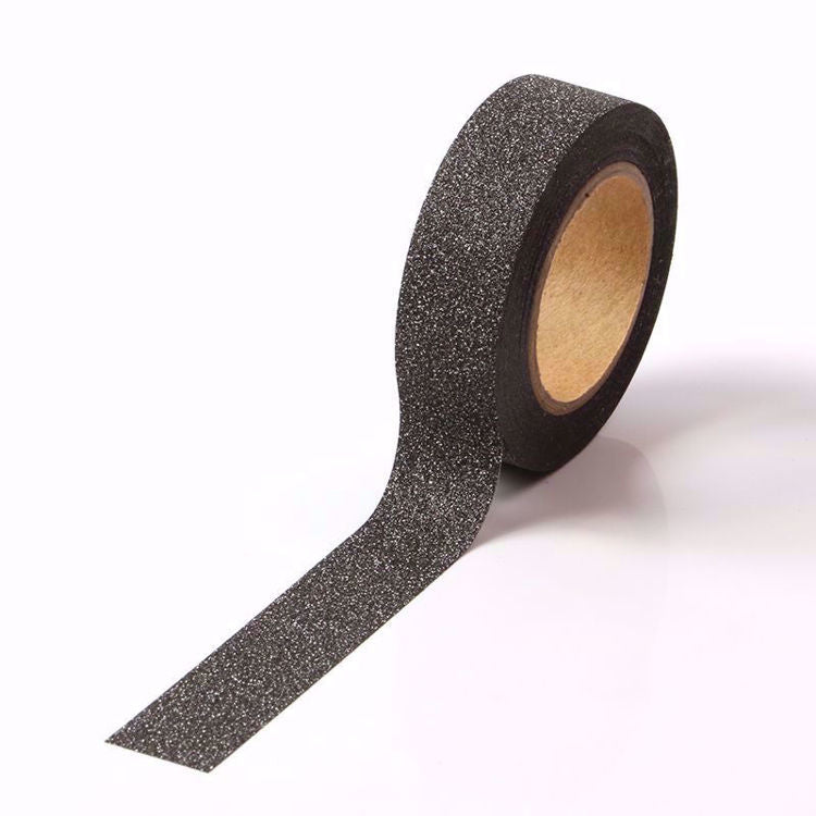 Black Glitter Tape