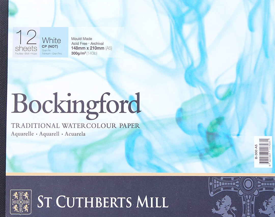 Traditional Watercolour Paper 12 Sheets A5