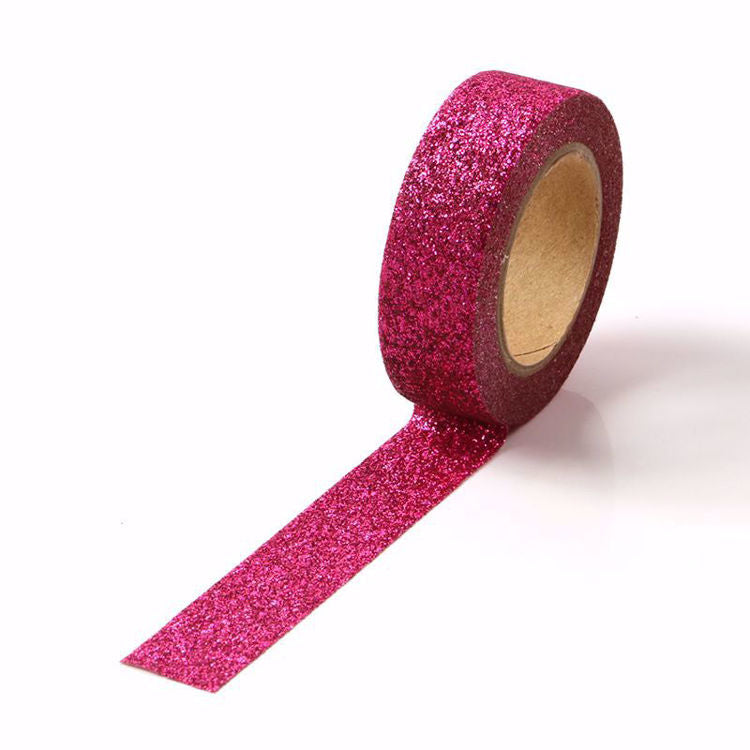 Glitter Tape Dark pink sparkle