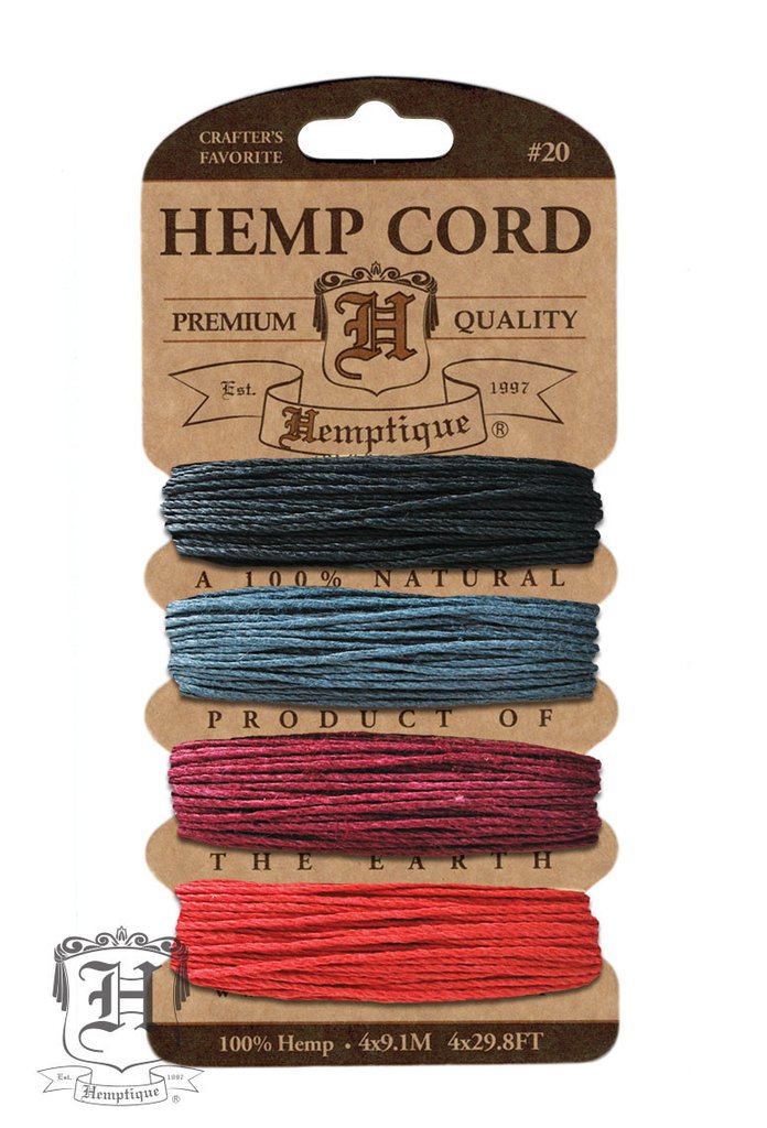 Hemptique Hemp Macrame Cord Card #20 - Autumn Nights