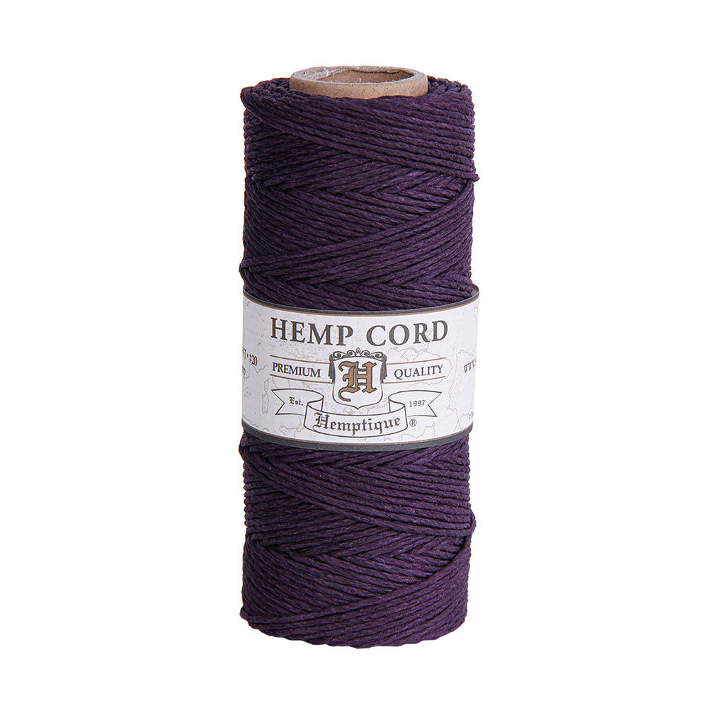 Hemptique Hemptique Hemp Macrame Cord #20 - Plum