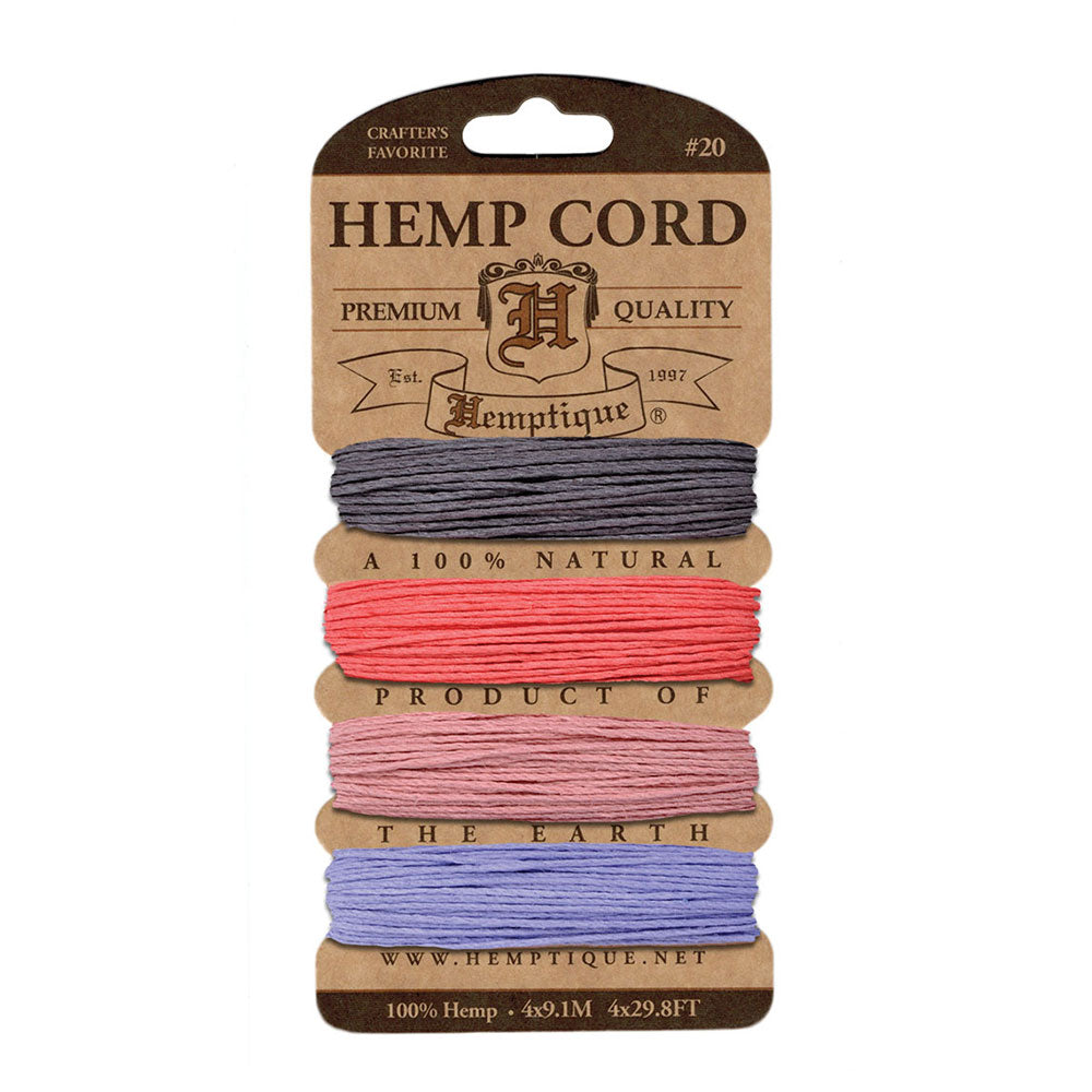 Hemptique English Tea Hemp Macrame Cord Card by Hemptique