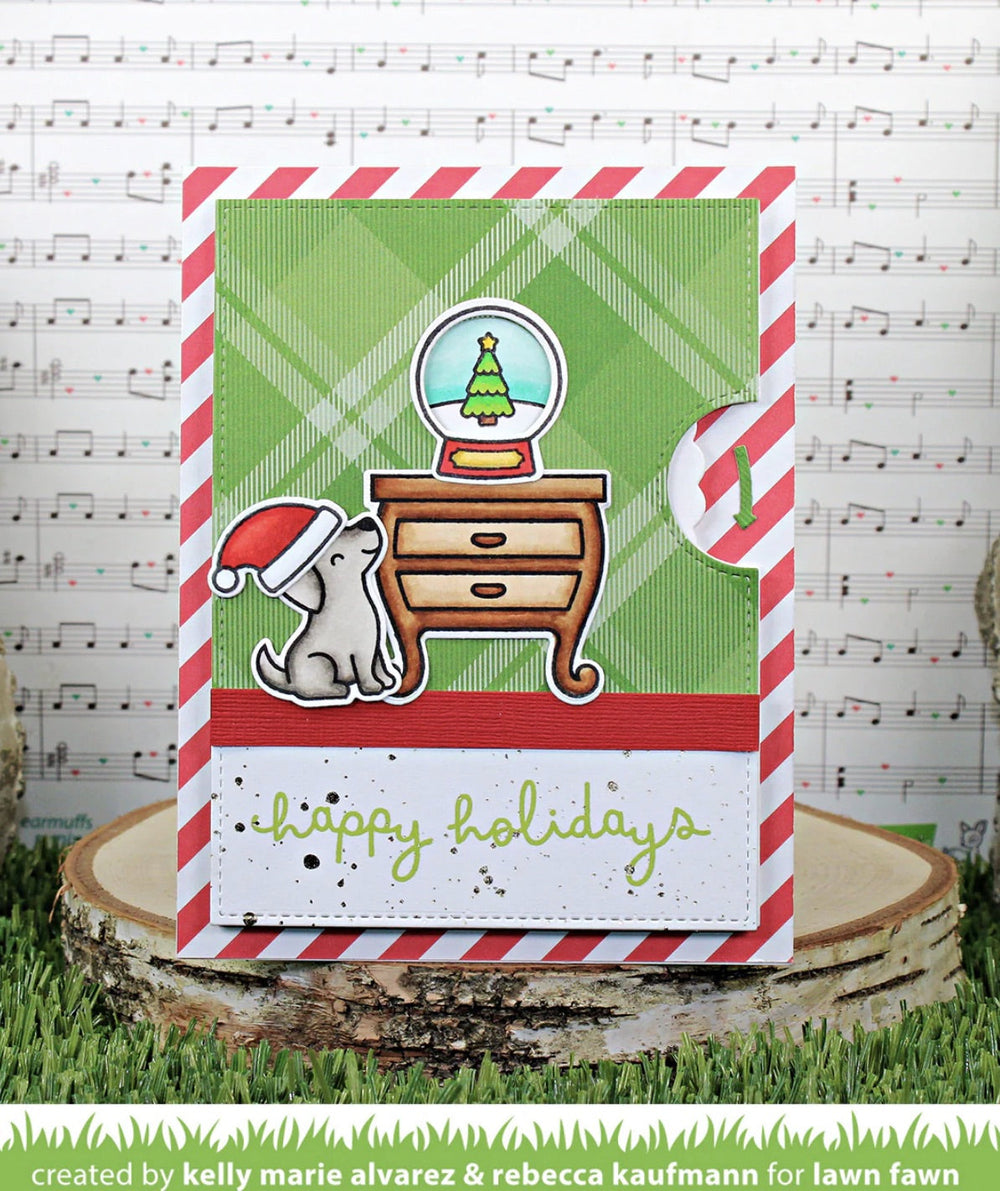 LF3279 Scribbled Sentiments: Winter Stamp Set example