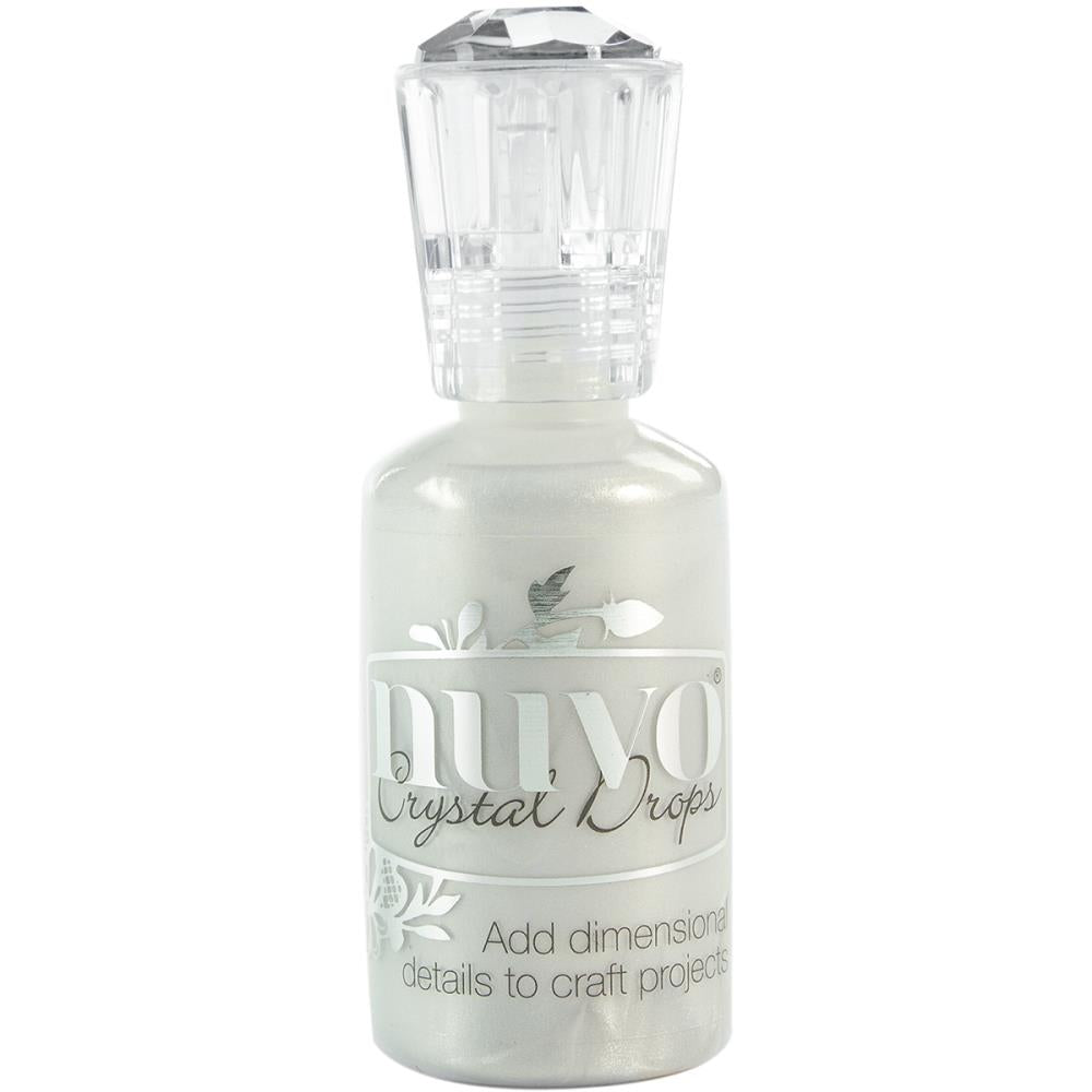 Nuvo Crystal Drops - Metallic - Ivory Seashell