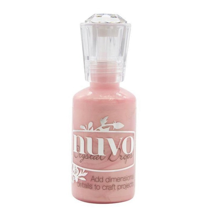 Nuvo Crystal Drops - Metallic Shimmering Rose