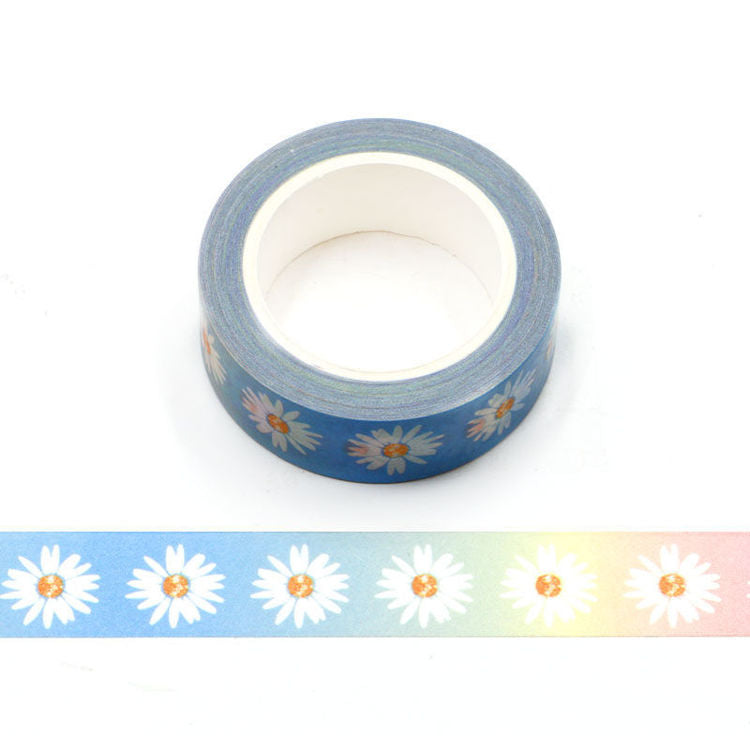 Washi Tape, Rainbow Daisy