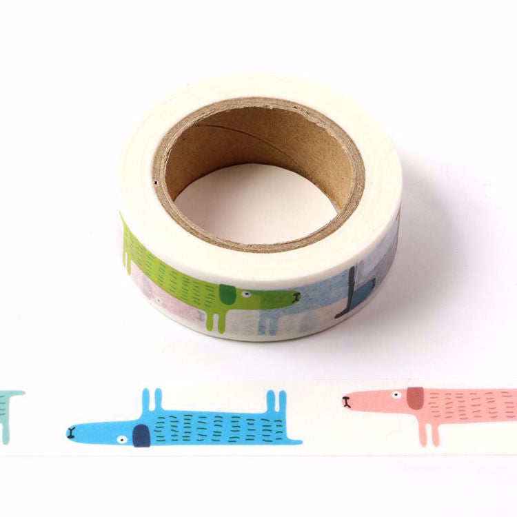 Washi Tape - Rainbow Dogs