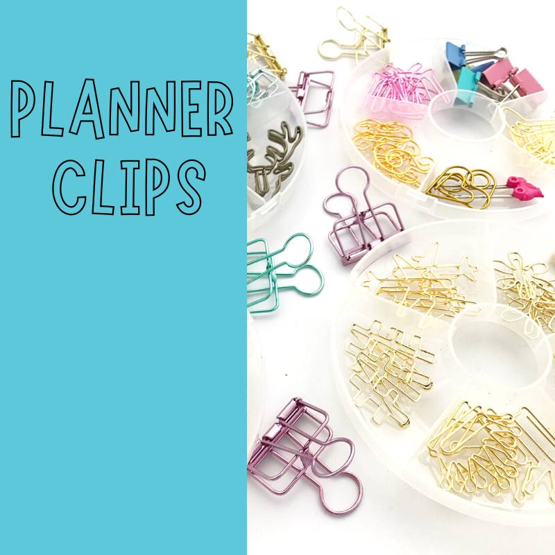 Planner Clips, Fun Paper Clips for Stationery addicts
