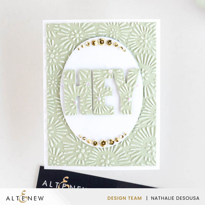 Altenew - Embossing Folder - Batik Blooms 3D