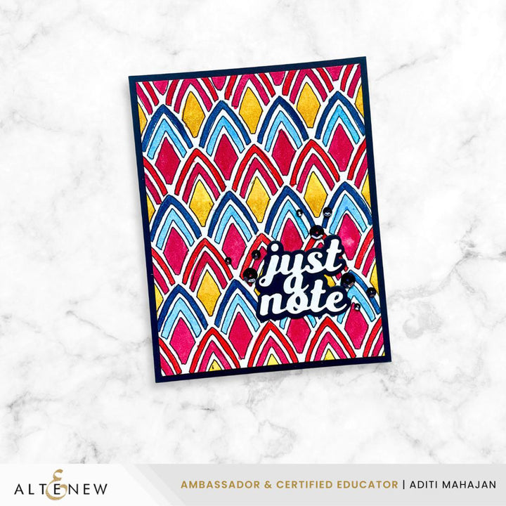 Altenew - The Watercolour Compact - Bold Ember