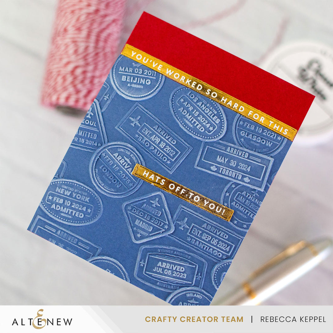 Altenew - Embossing Folder - Wanderlust
