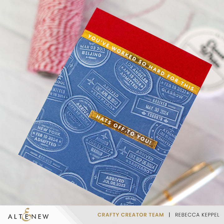 Altenew - Embossing Folder - Wanderlust