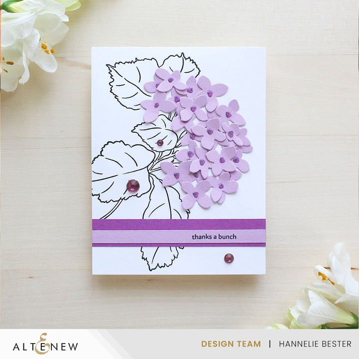 Altenew - Pop It Up: Blooming Hydrangea Stamp & Die Set