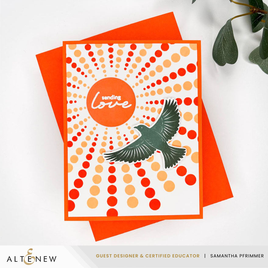 Altenew - Geo Play Wreath Builder Stamp & Die Set