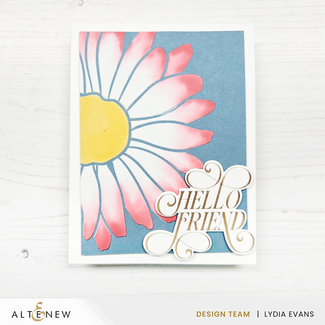 Altenew - Background Stencil - Petal Pop