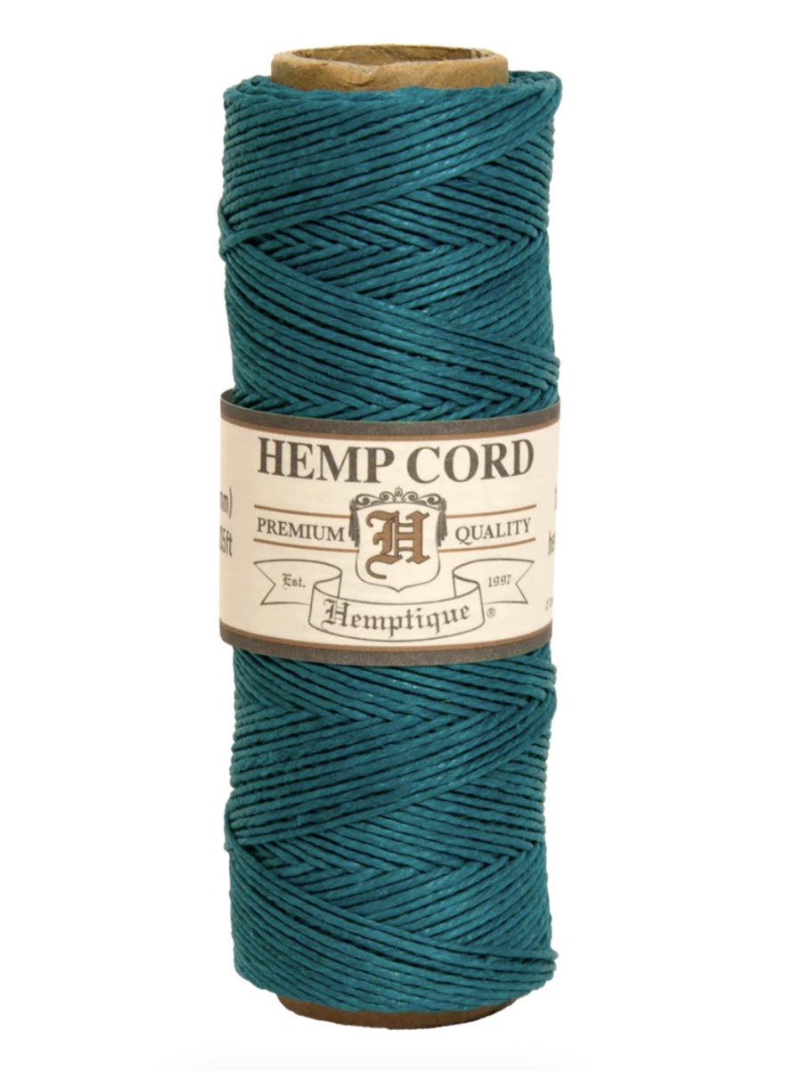Hemptique Hemp Cord Macrame Spool #10 - Emerald