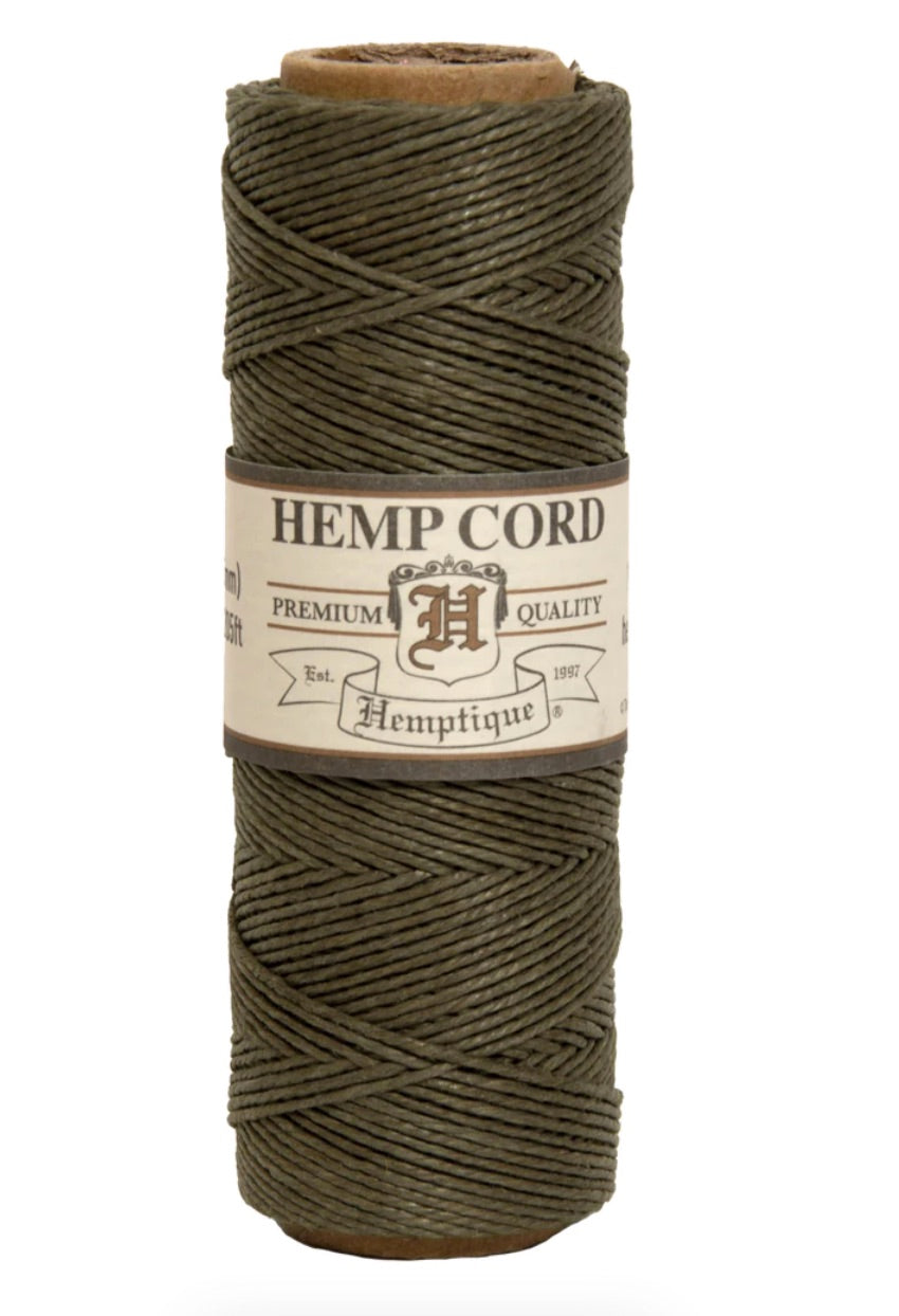Hemptique Hemp Cord Macrame Spool #10 - Sage