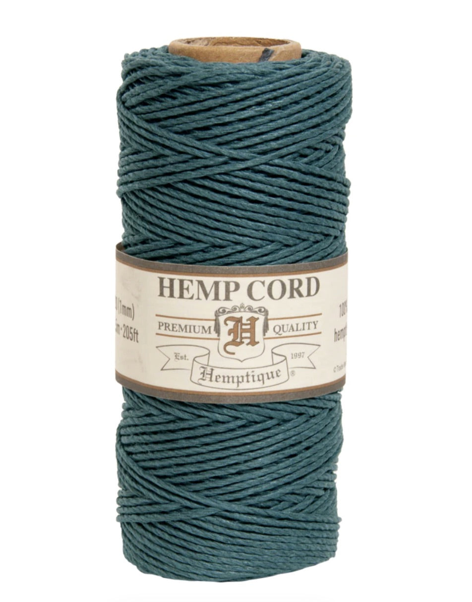 Hemp Cord Spool #20 - Emerald