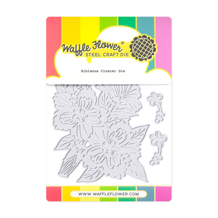 Waffle Flower-Hibiscus Cluster Die-422194
