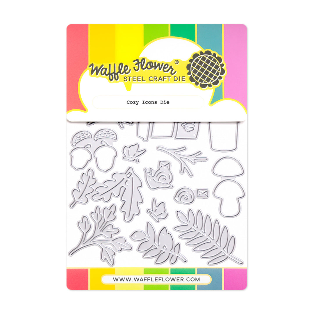 waffle flower cozy icons die 422220