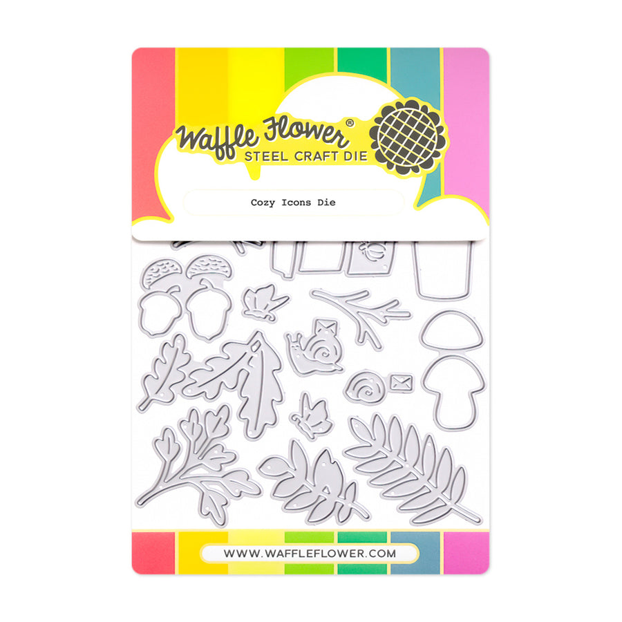 waffle flower cozy icons die 422220