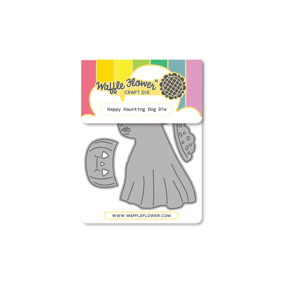Waffle Flower Happy Haunting Dog Die - product packaging, front view