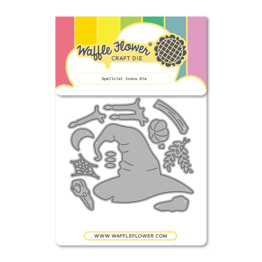 Waffle Flower Spellcial Icons Die - product packaging, front view