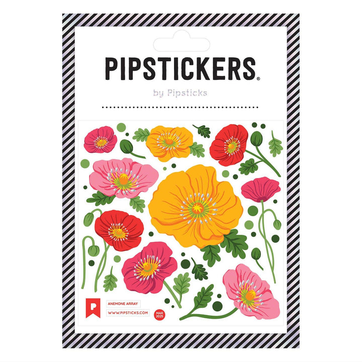 Pipsticks Sticker Sheet - Peaceful Poppies