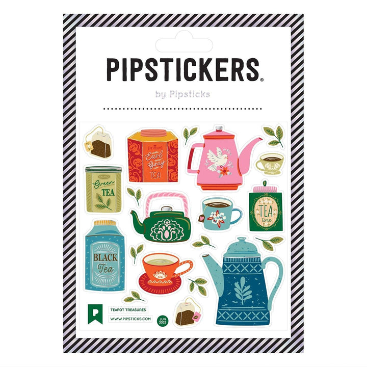 Pipsticks Sticker Sheet - Teapot Treasures