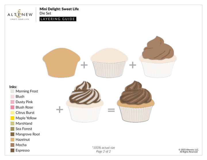Altenew - Mini Delight: Sweet Life Stamp & Die Set