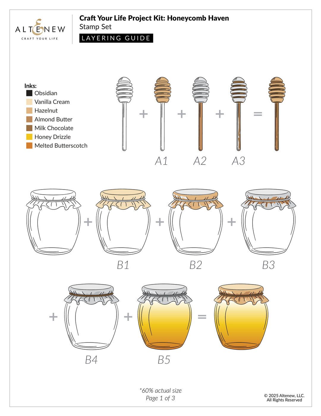 Altenew - Craft Your Life Project Kit: Honeycomb Haven & Add-On Die Bundle