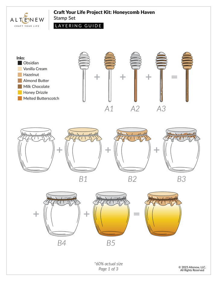 Altenew - Craft Your Life Project Kit: Honeycomb Haven & Add-On Die Bundle